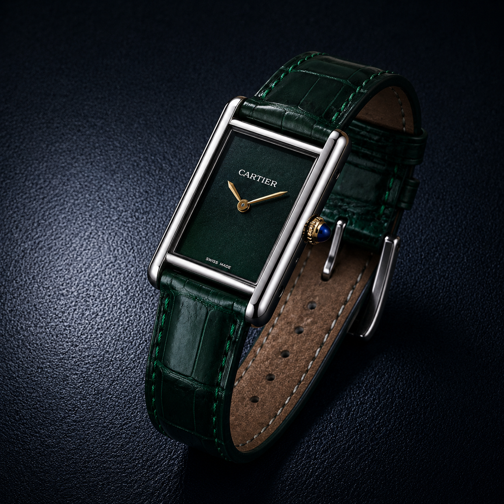 Cartier Tank Emerald Noir