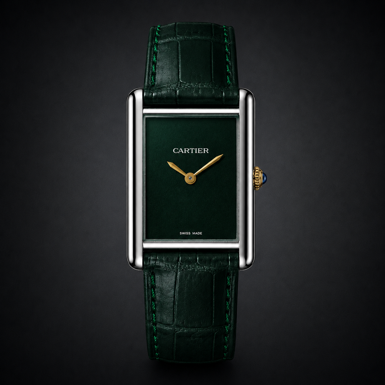 Cartier Tank Emerald Noir