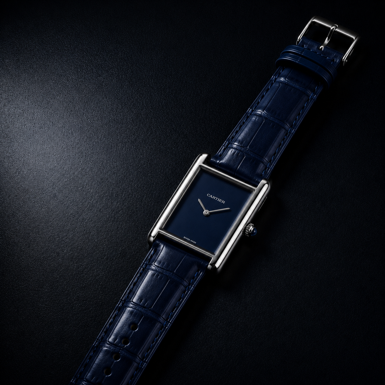 Cartier Tank Sapphire Bleu
