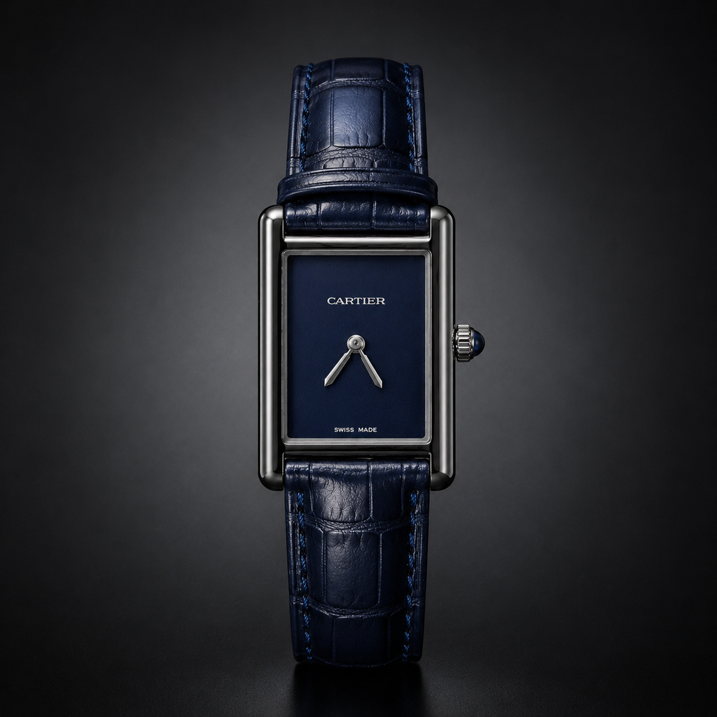 Cartier Tank Sapphire Bleu