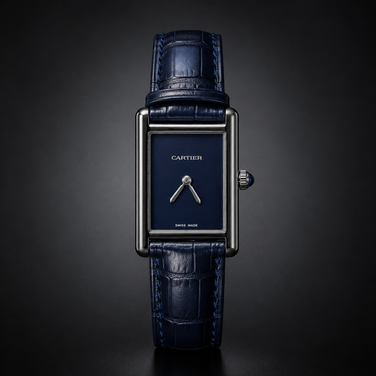 Cartier Tank Sapphire Bleu
