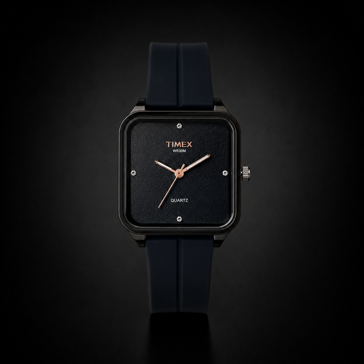 Timex Noir Square — Modern Black Edition