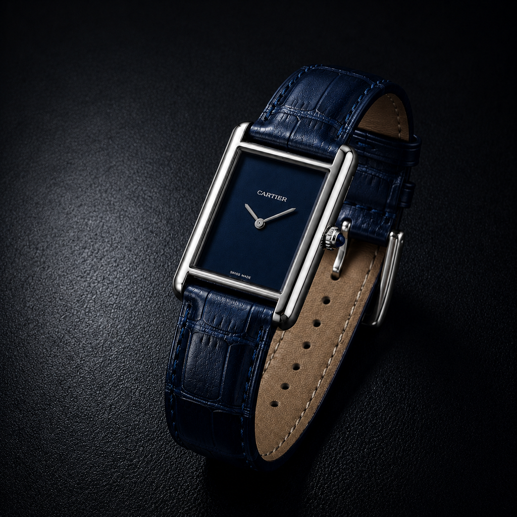 Cartier Tank Sapphire Bleu